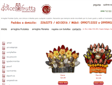 Tablet Screenshot of ladolcefrutta.com